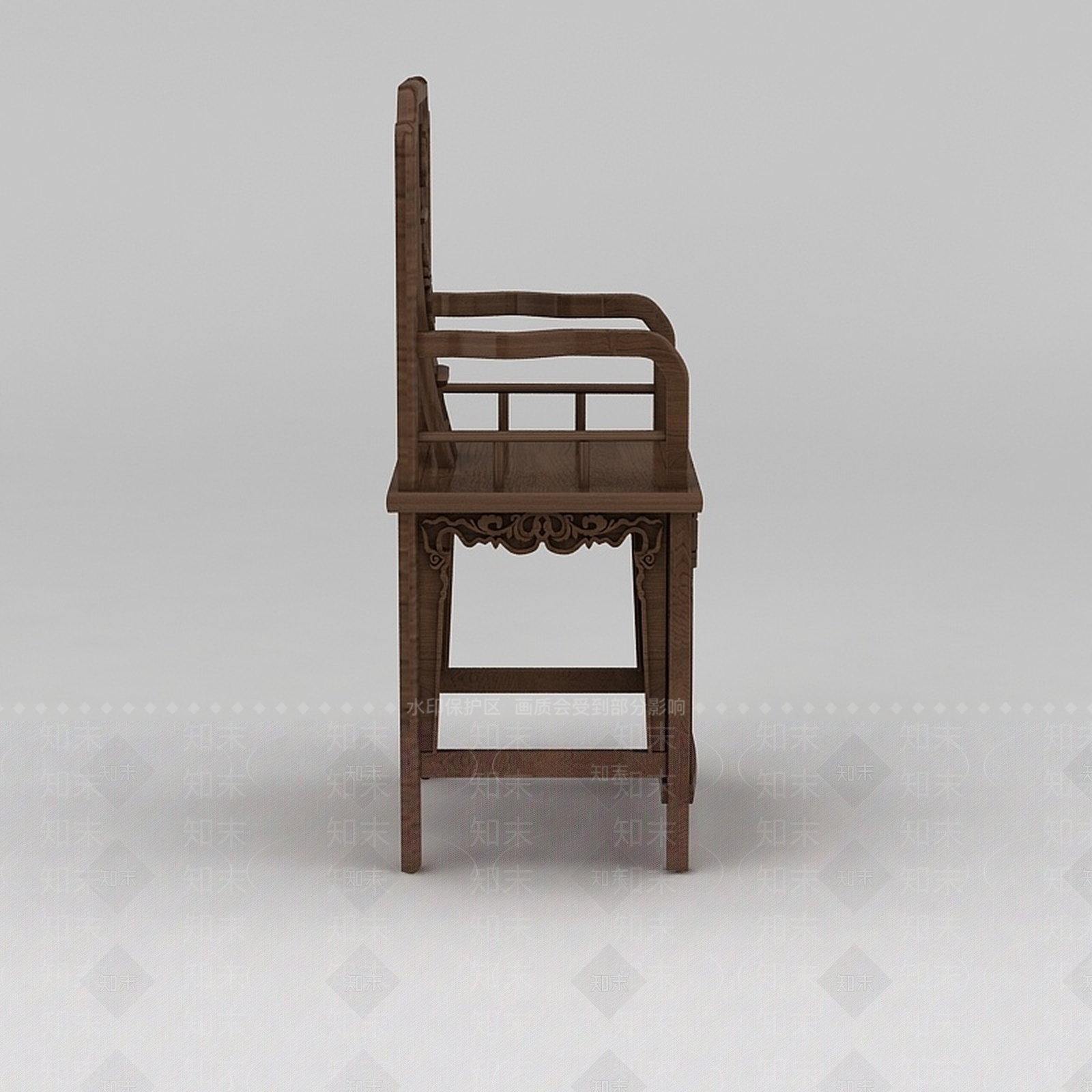 现代书桌椅3D模型下载【ID:1198584504】