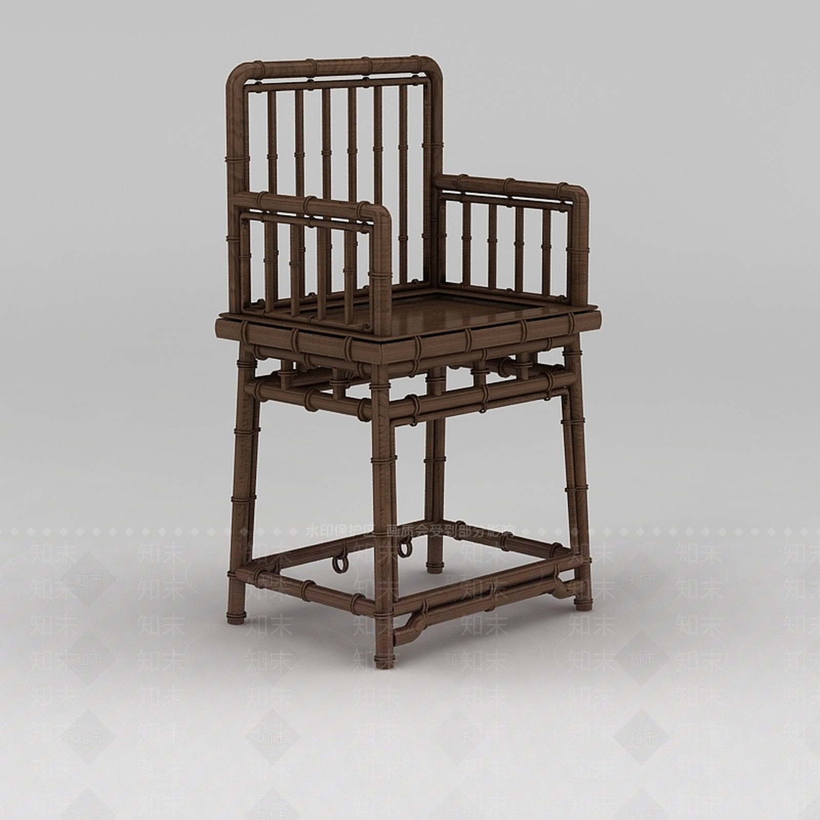 现代书桌椅3D模型下载【ID:1198584587】