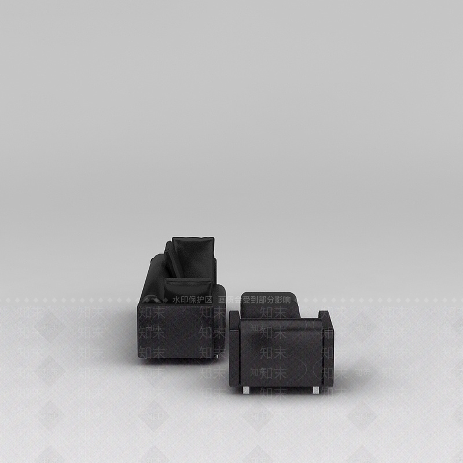 现代双人沙发3D模型下载【ID:1199760976】