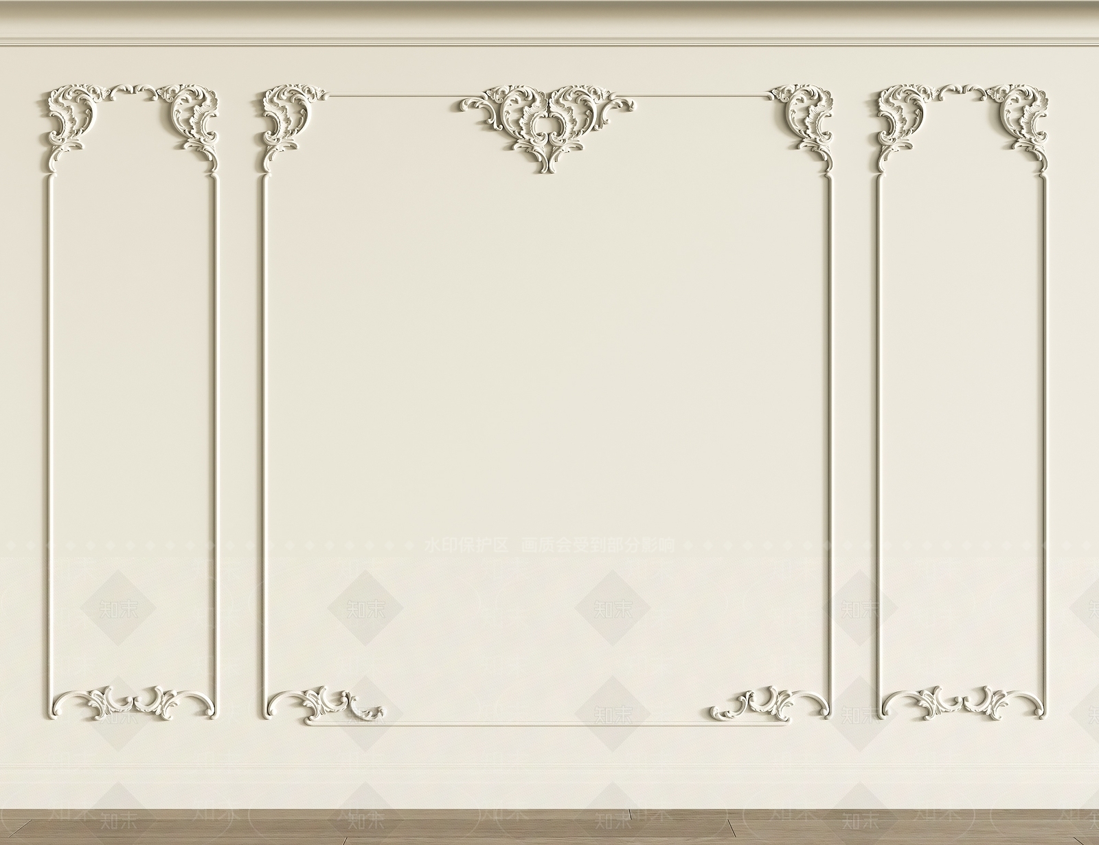 现代法式线条3D模型下载【ID:1198586946】