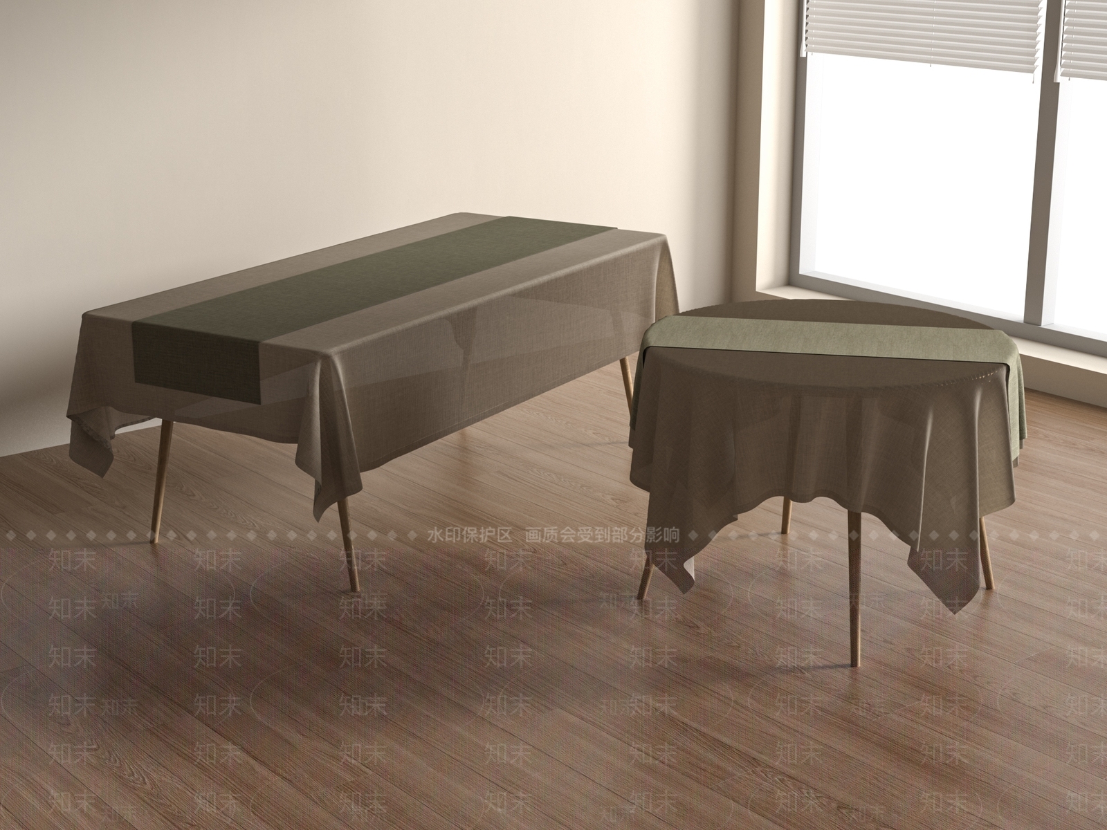 餐桌3D模型下载【ID:1198589008】