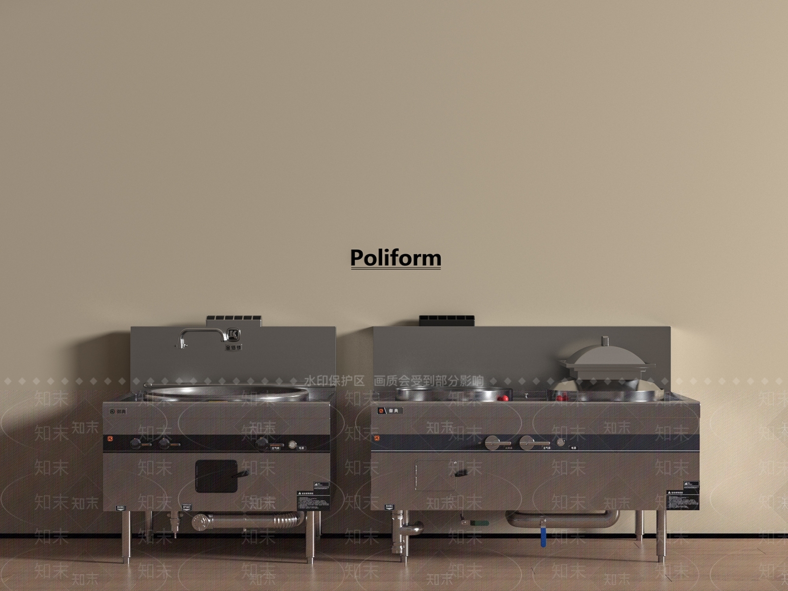 厨房用品3D模型下载【ID:1198589437】