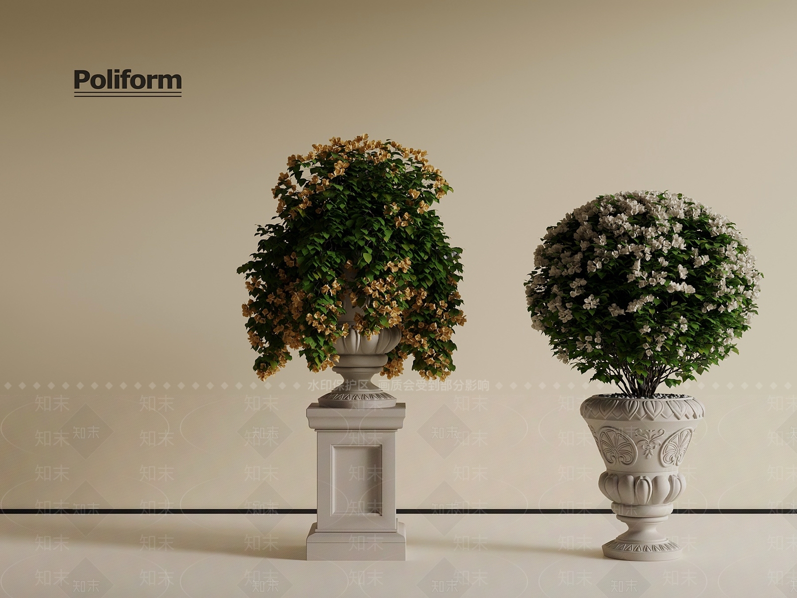 法式其他植物SU模型下载【ID:1198592389】