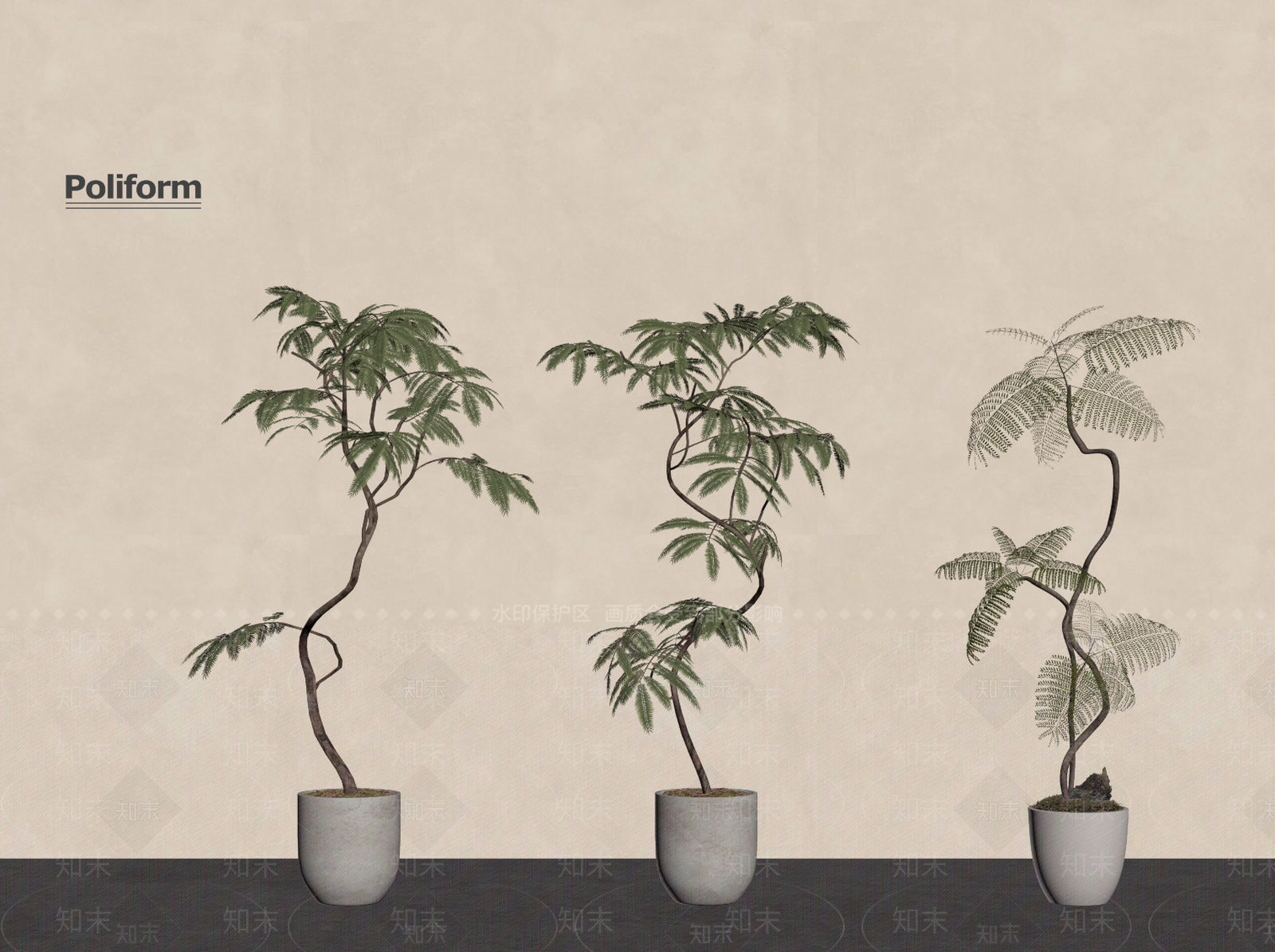 盆栽SU模型下载【ID:1198593121】