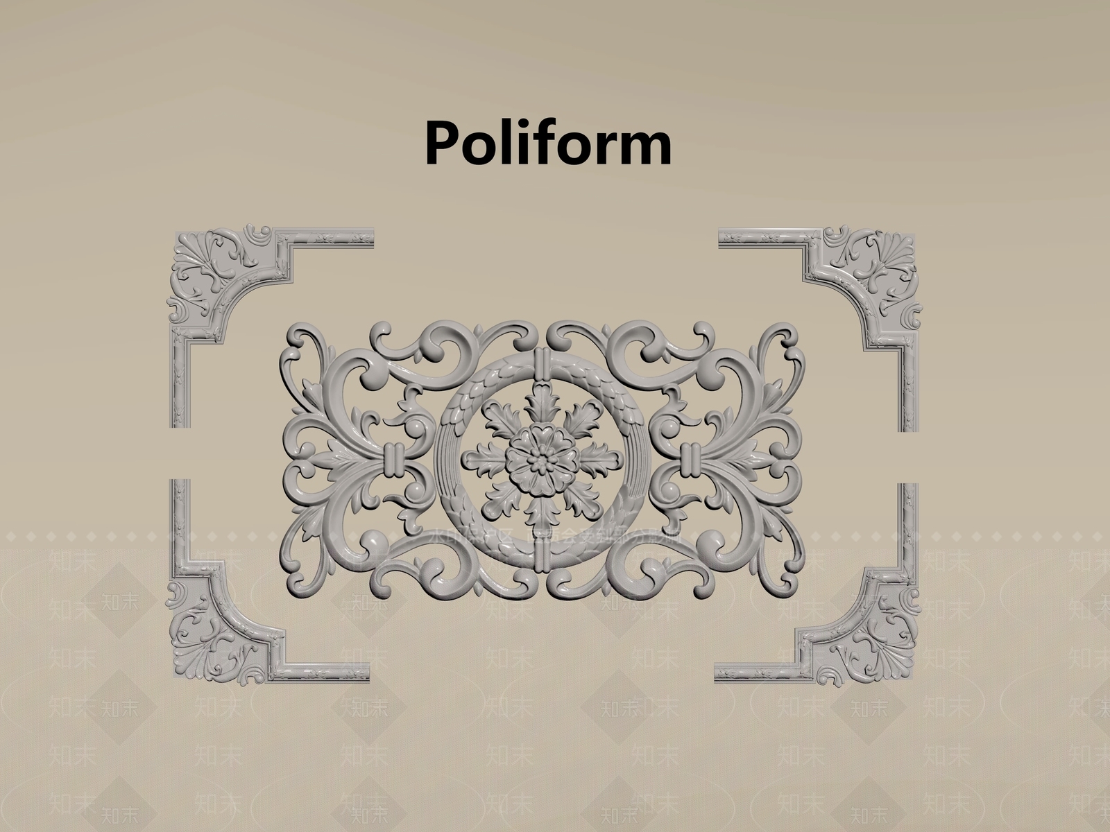 现代欧式雕花SU模型下载【ID:1198594702】