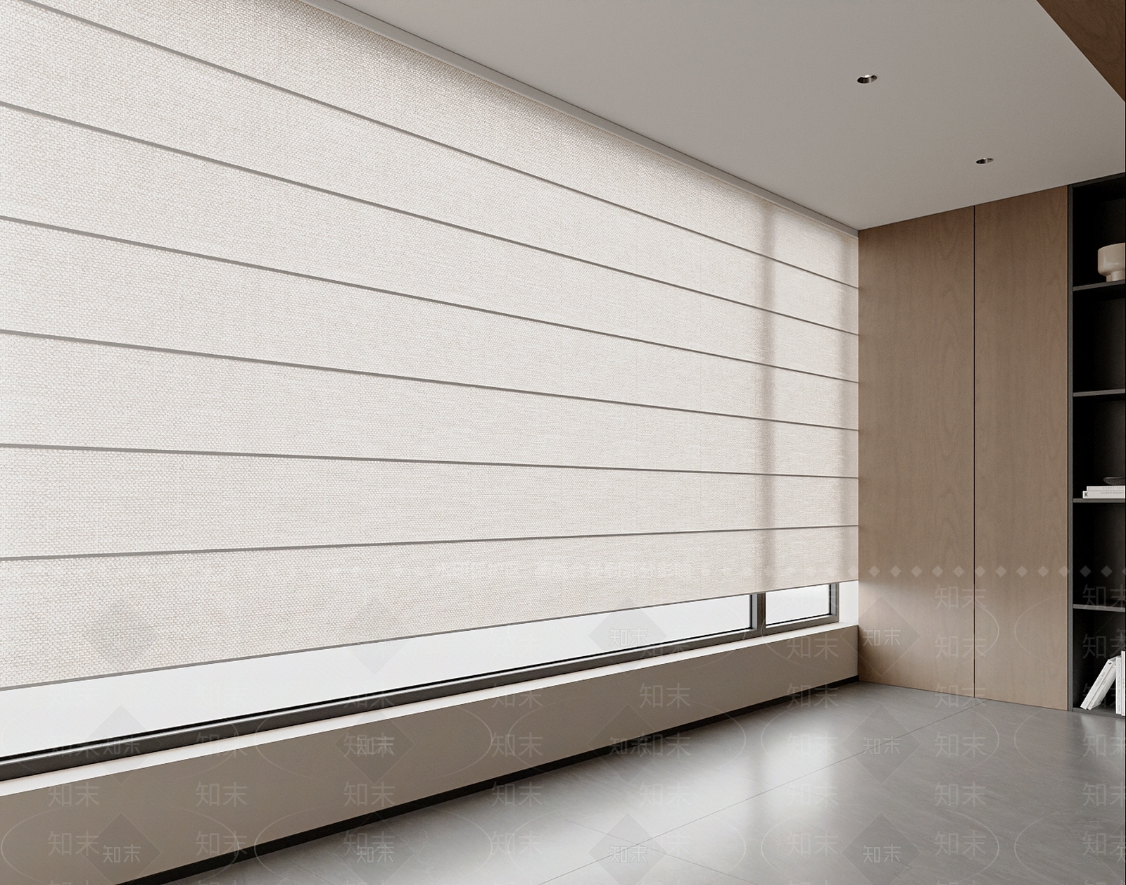 现代窗帘SU模型下载【ID:1198594939】