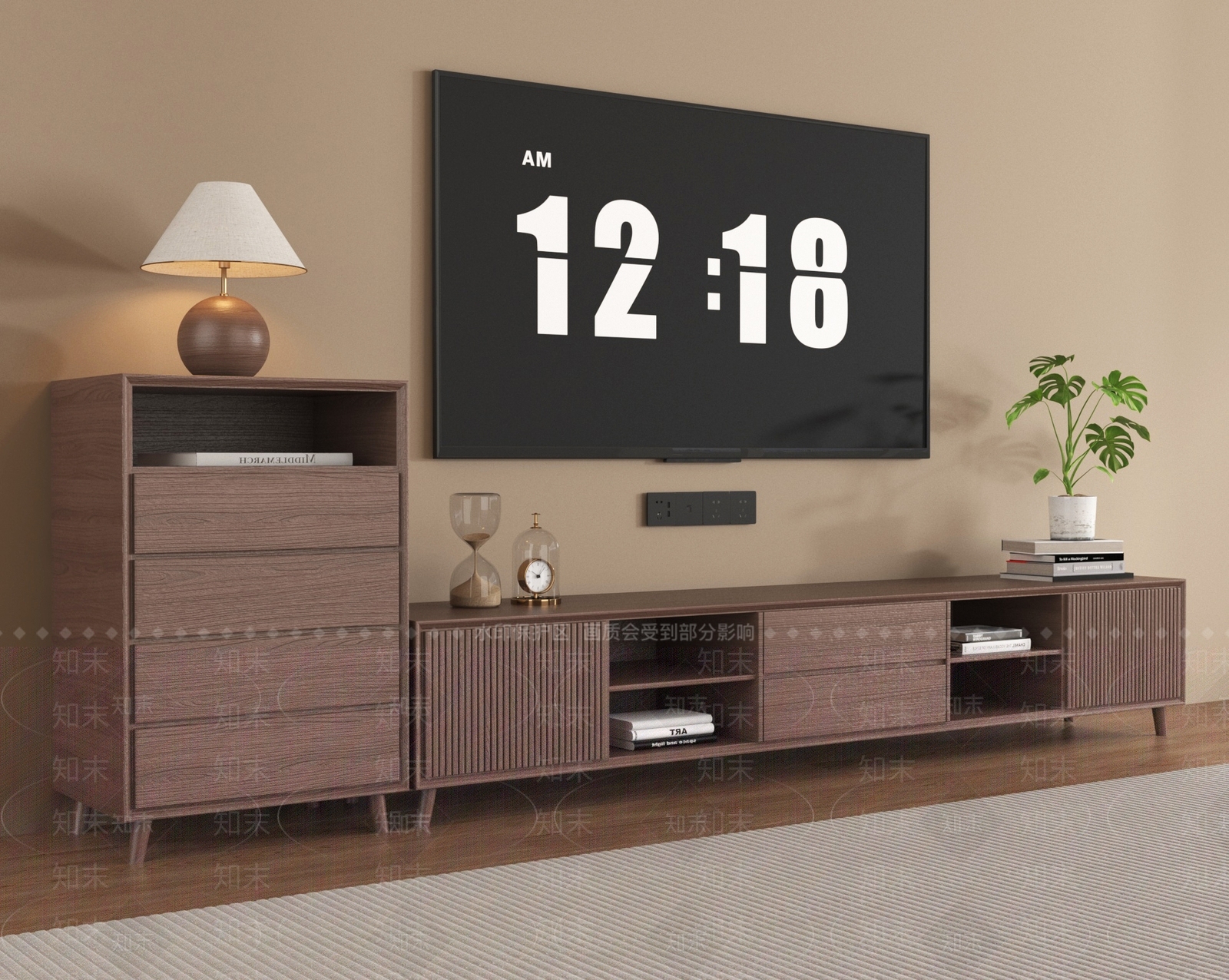 中古电视柜3D模型下载【ID:1198595395】
