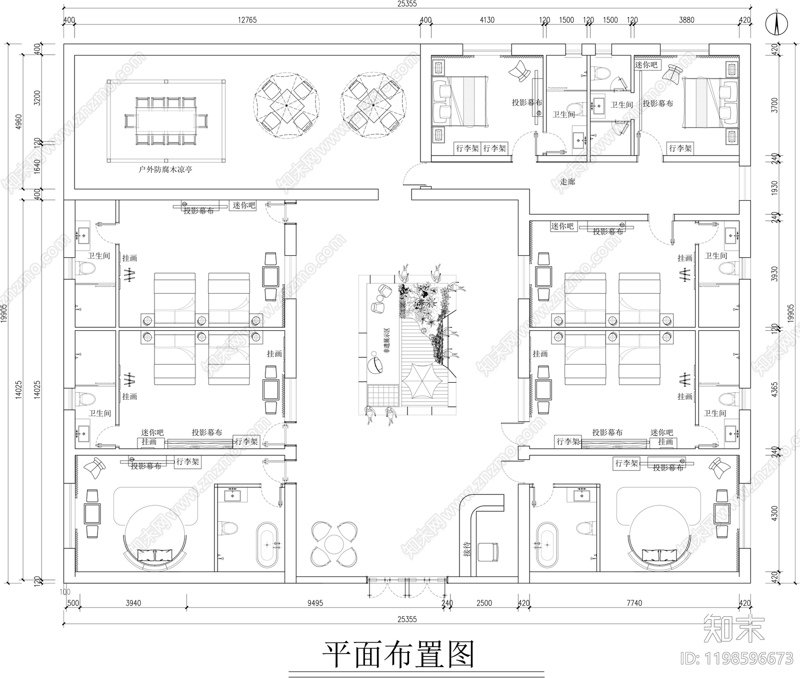 民宿施工图下载【ID:1198596673】