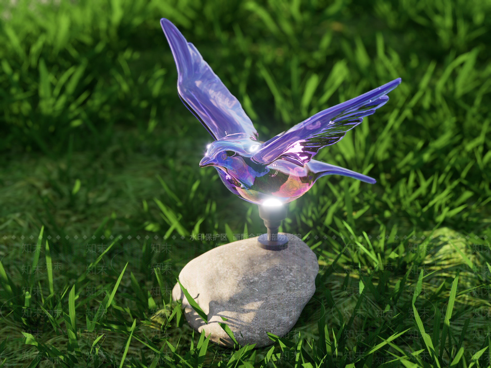 草坪灯3D模型下载【ID:1198601792】