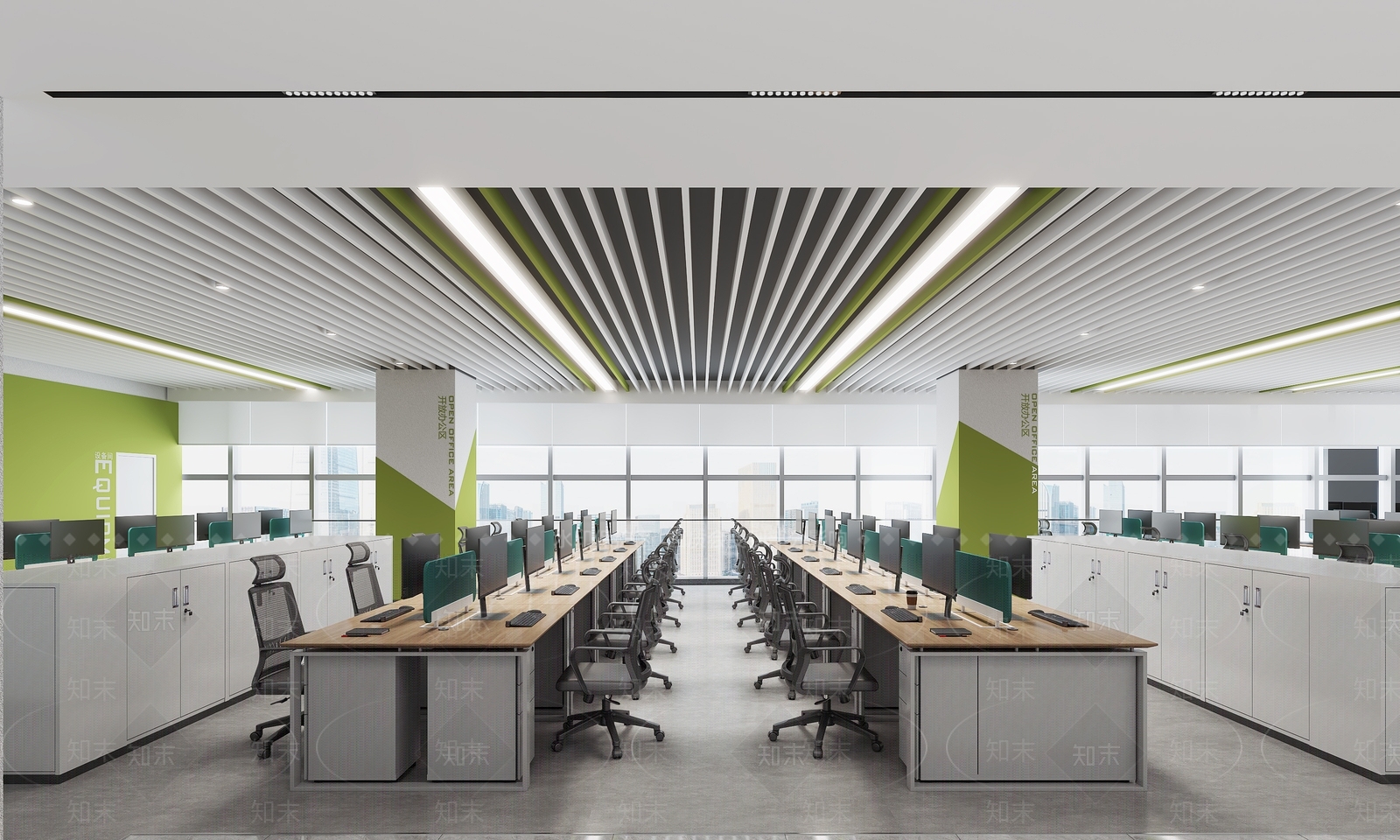 现代办公室3D模型下载【ID:1198605653】