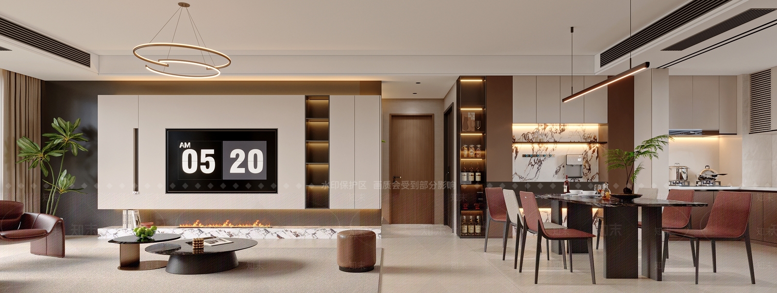 现代玄关3D模型下载【ID:1215166303】