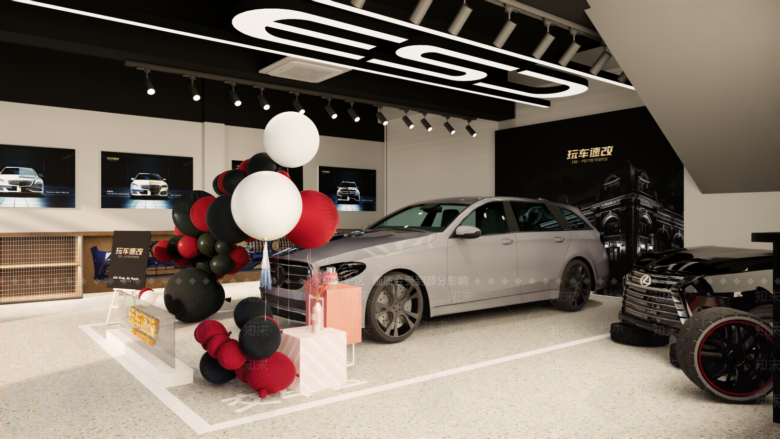 现代汽车4S店SU模型下载【ID:1198613703】