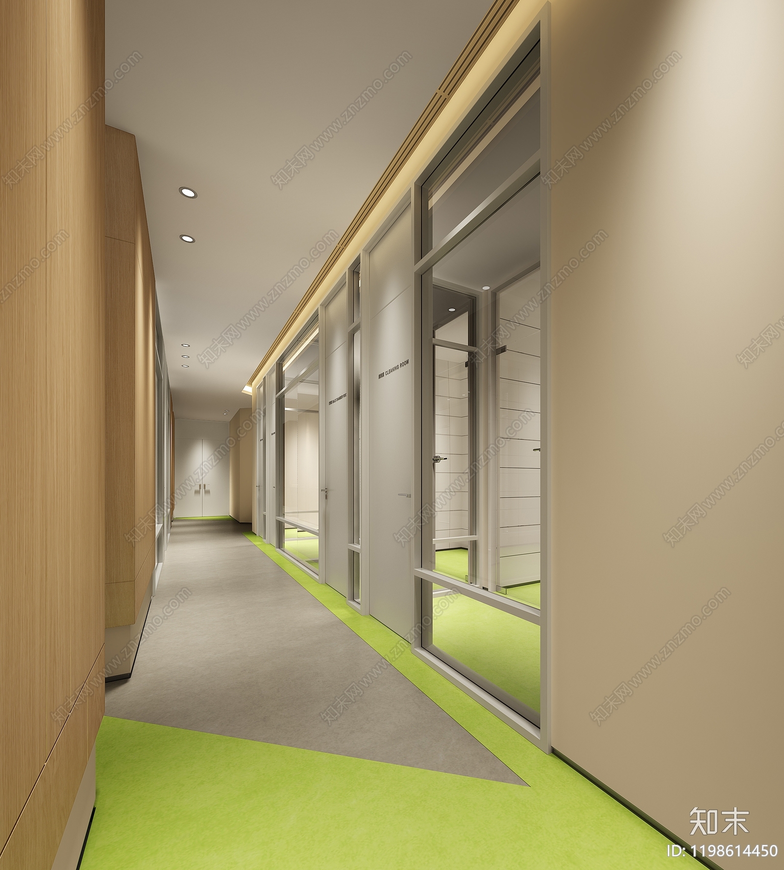 现代轻奢医院cad施工图下载【ID:1198614450】