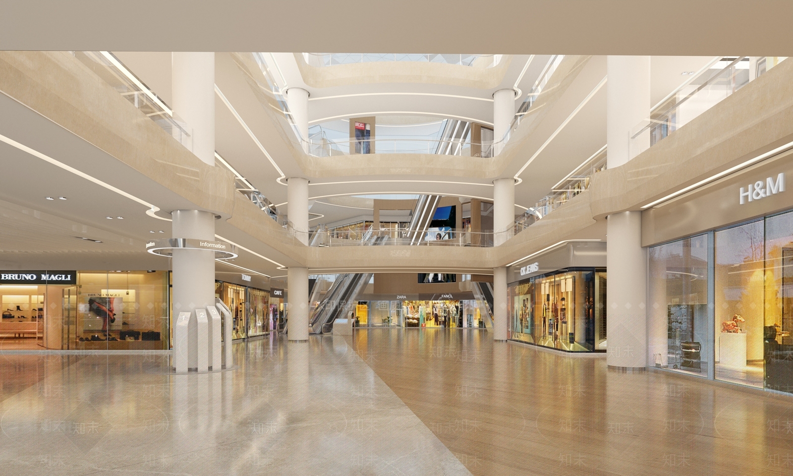 现代商场3D模型下载【ID:1198614209】