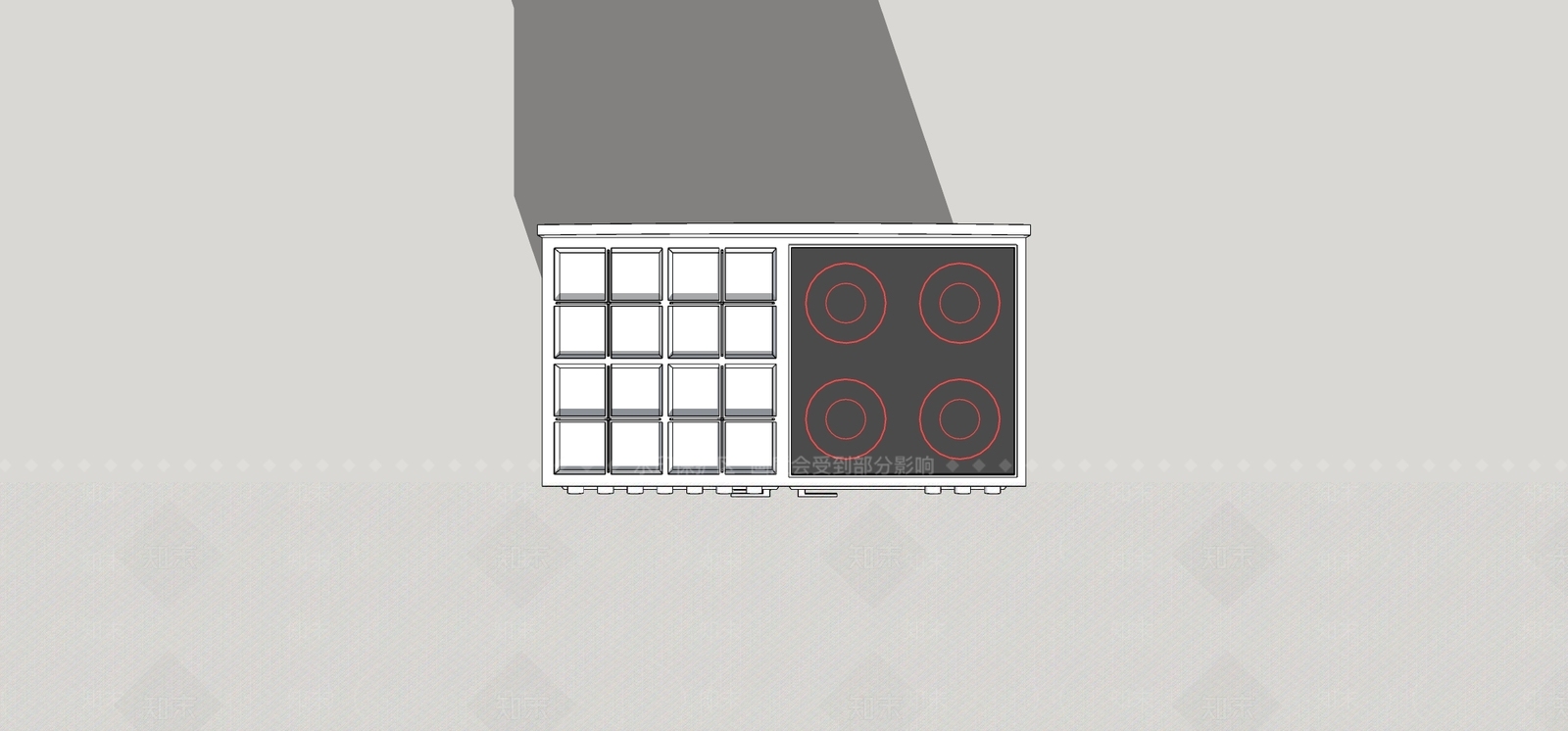 灶台SU模型下载【ID:1198620547】