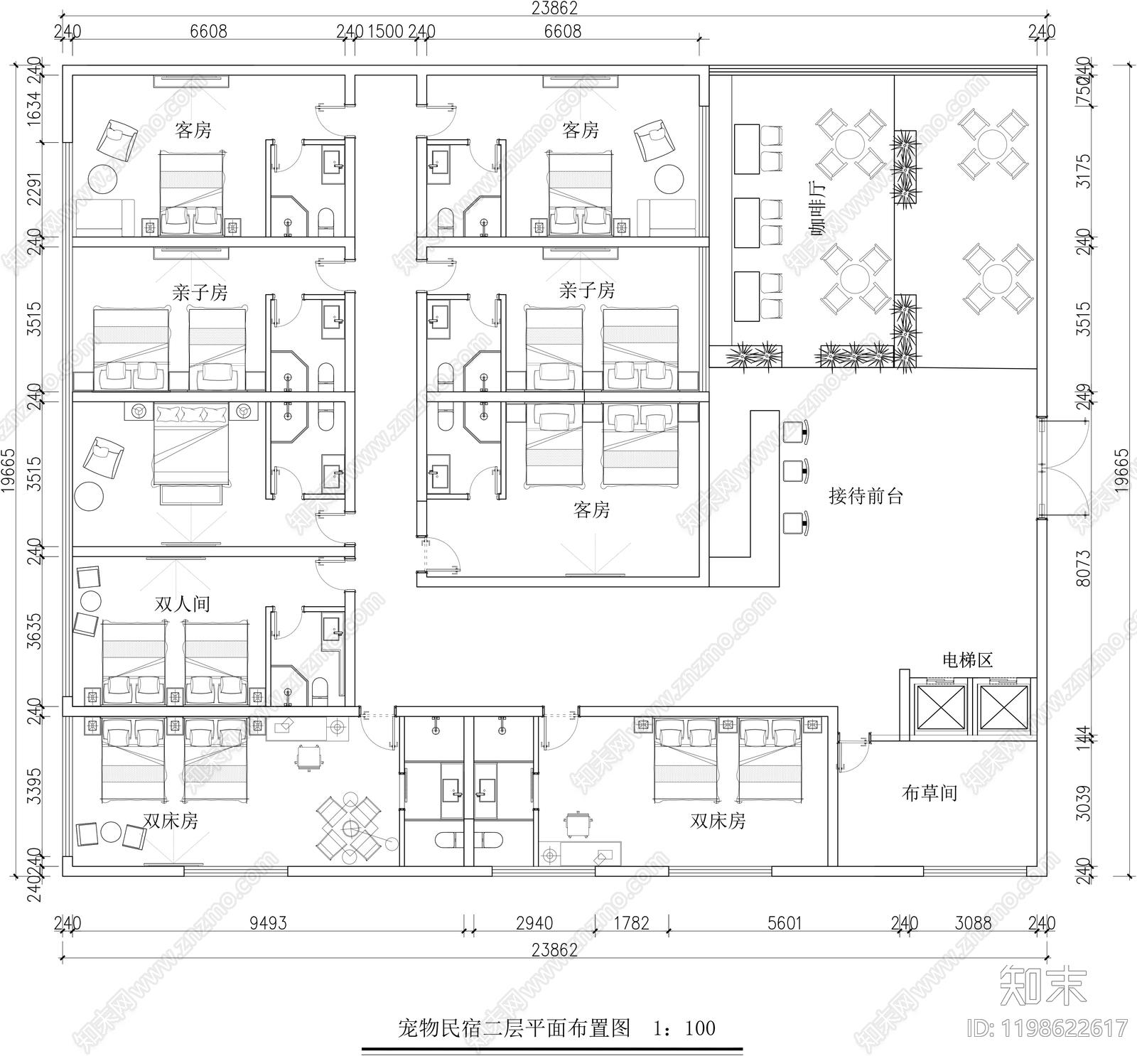 民宿施工图下载【ID:1198622617】