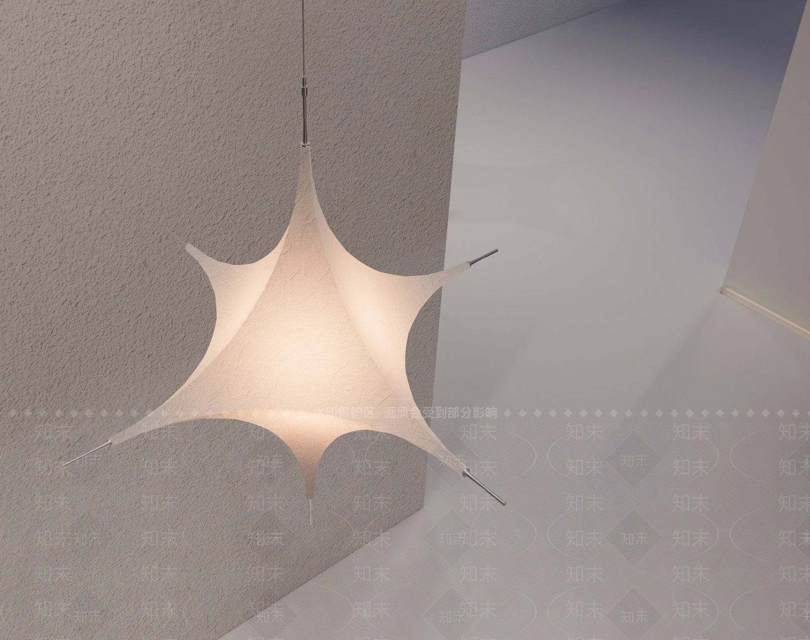 现代中古艺术吊灯SU模型下载【ID:1198624046】