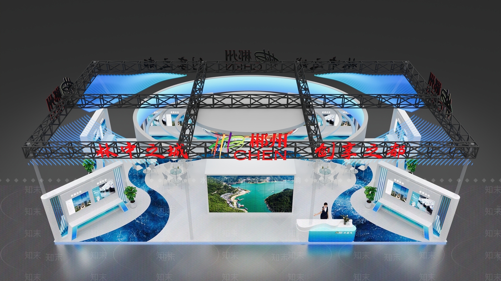 现代其他展厅3D模型下载【ID:1198635745】
