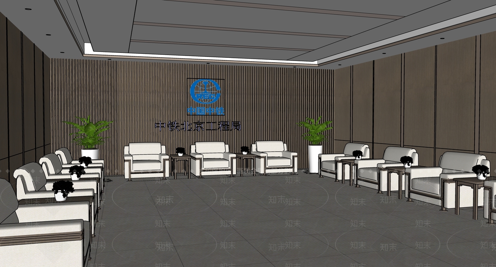 现代会议室SU模型下载【ID:1198641221】