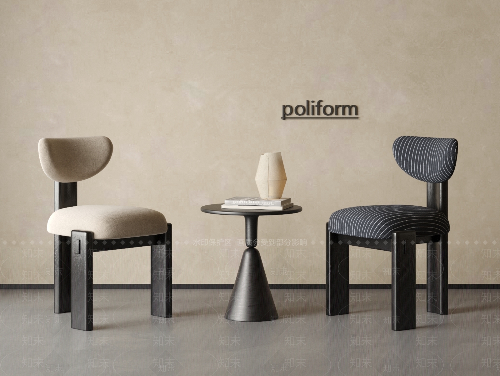 中古法式餐椅3D模型下载【ID:1198642811】