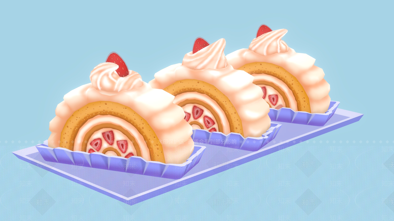 酒水食物3D模型下载【ID:1198649078】