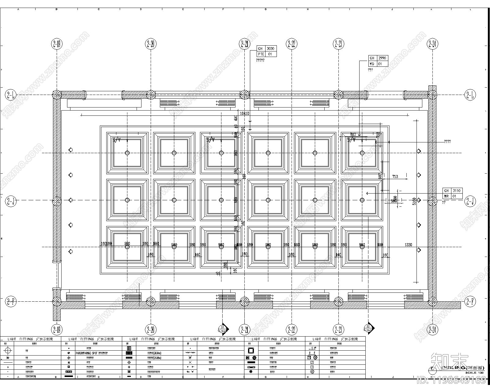现代接待室cad施工图下载【ID:1198649169】