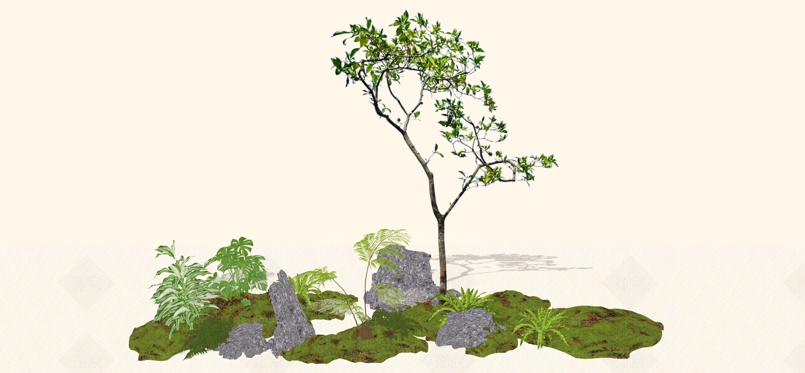 乔木SU模型下载【ID:1198654129】