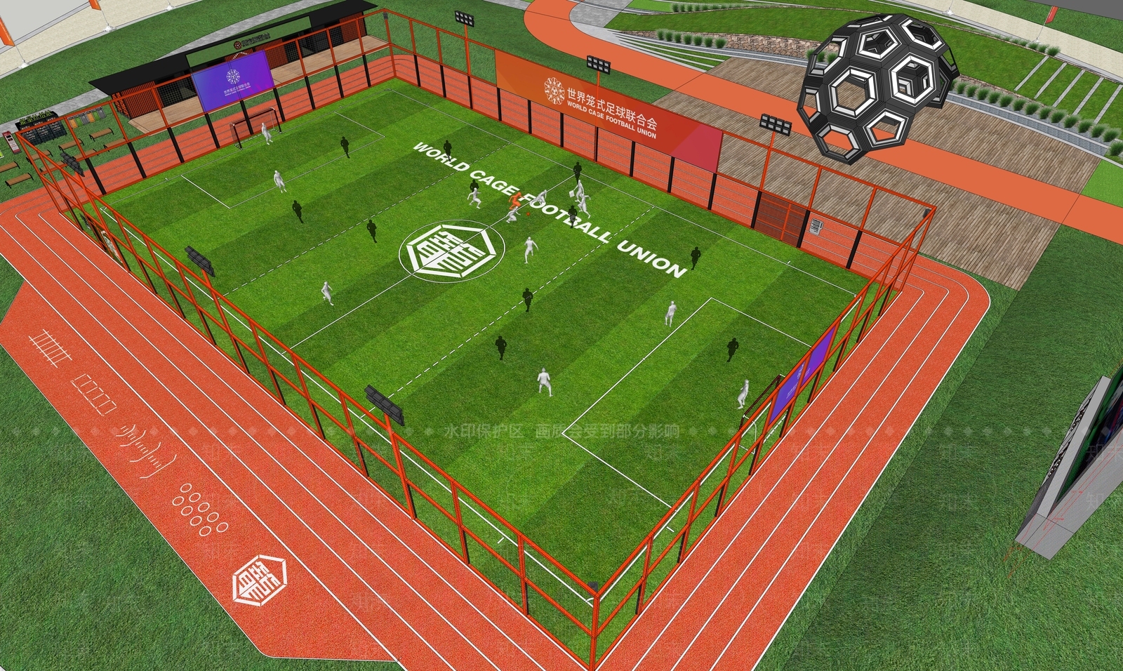 现代教育校园景观SU模型下载【ID:1198654686】