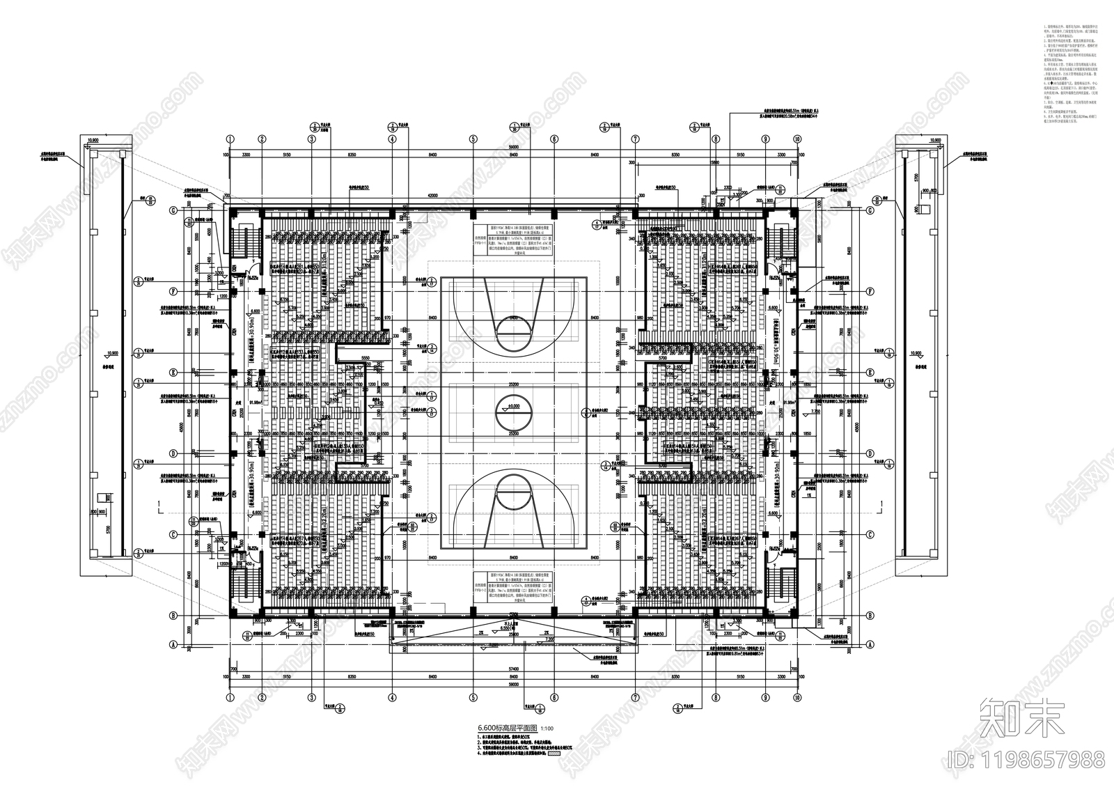 现代学校建筑cad施工图下载【ID:1198657988】