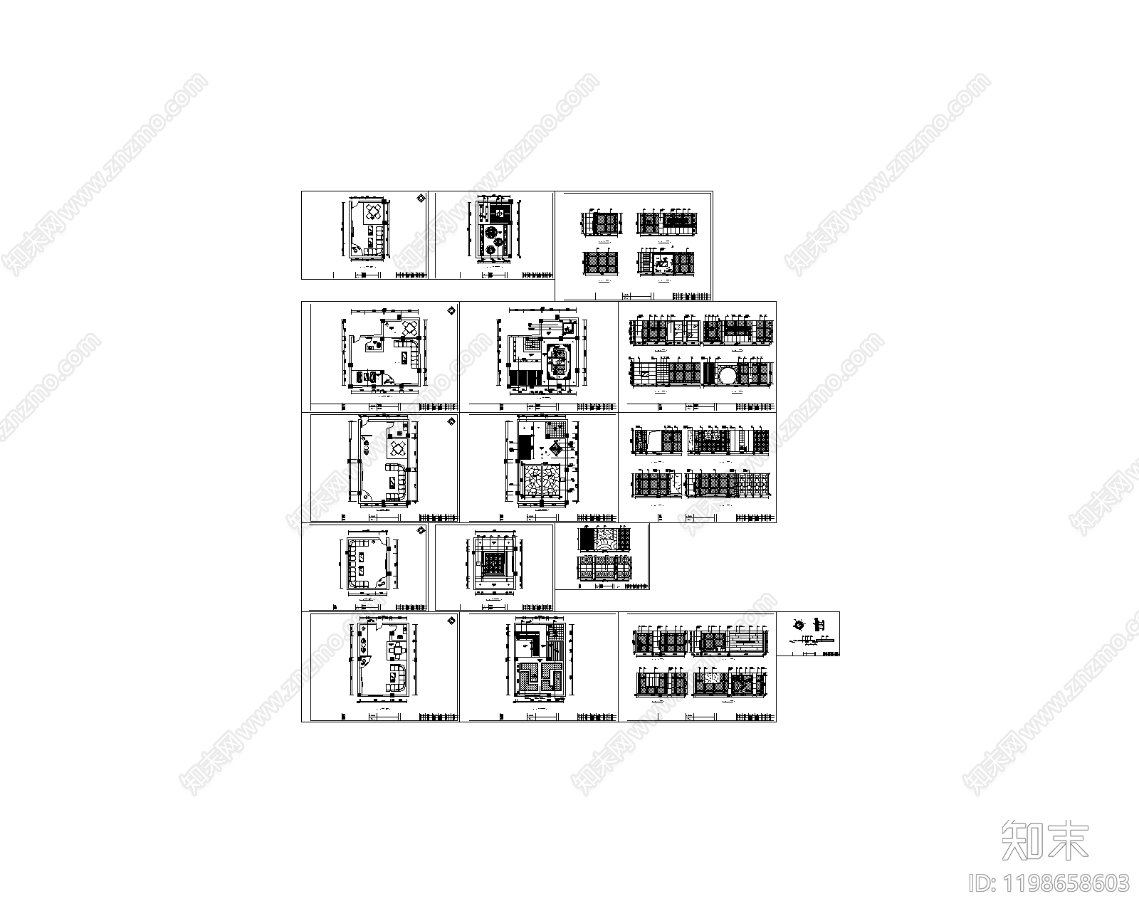 现代KTVcad施工图下载【ID:1198658603】