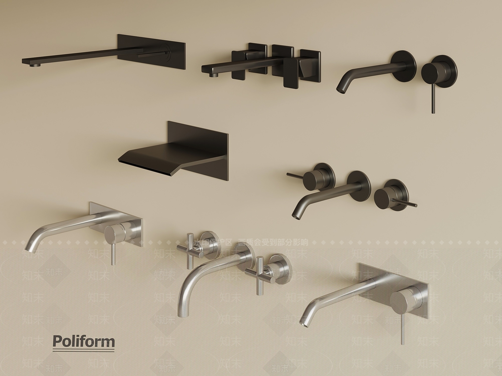 现代水龙头3D模型下载【ID:1198660022】