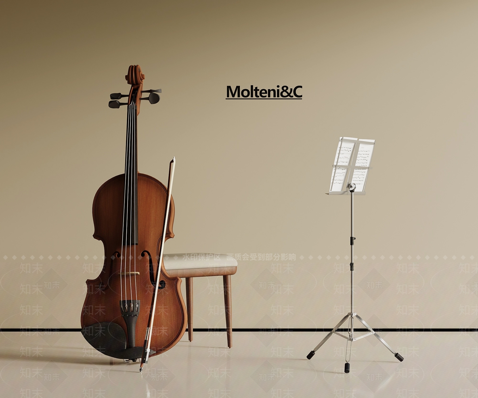 乐器3D模型下载【ID:1198660132】