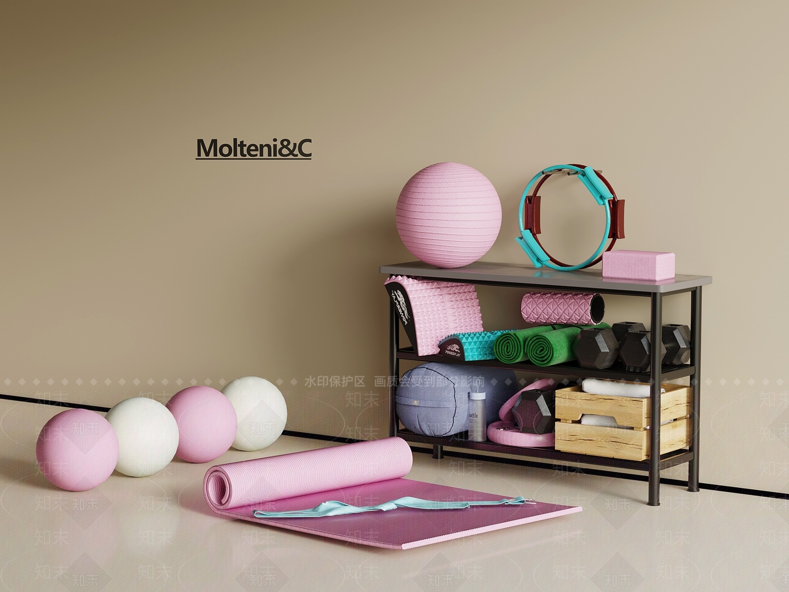 健身器材SU模型下载【ID:1198660748】