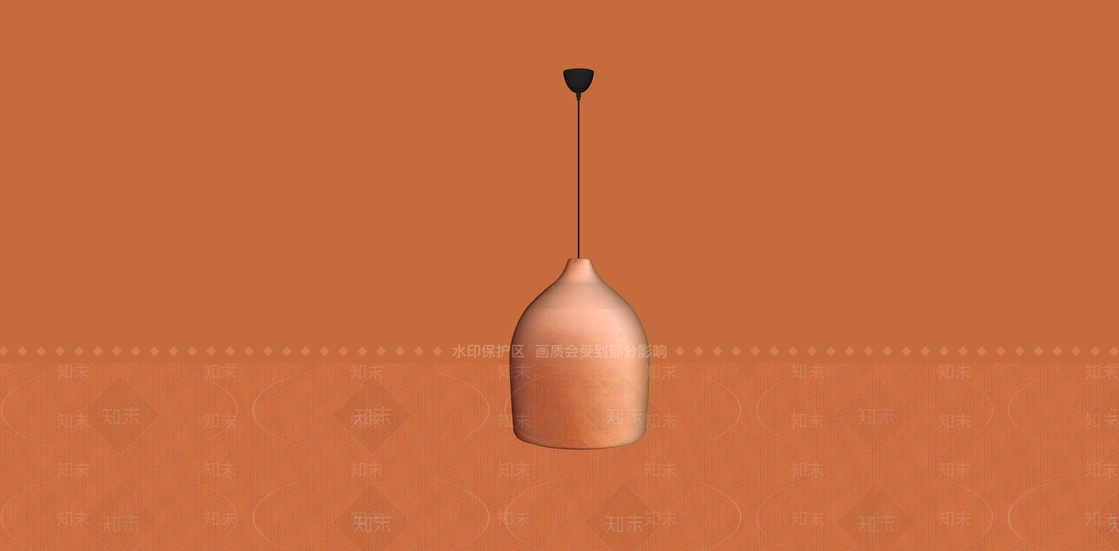现代中古吊灯SU模型下载【ID:1198663206】