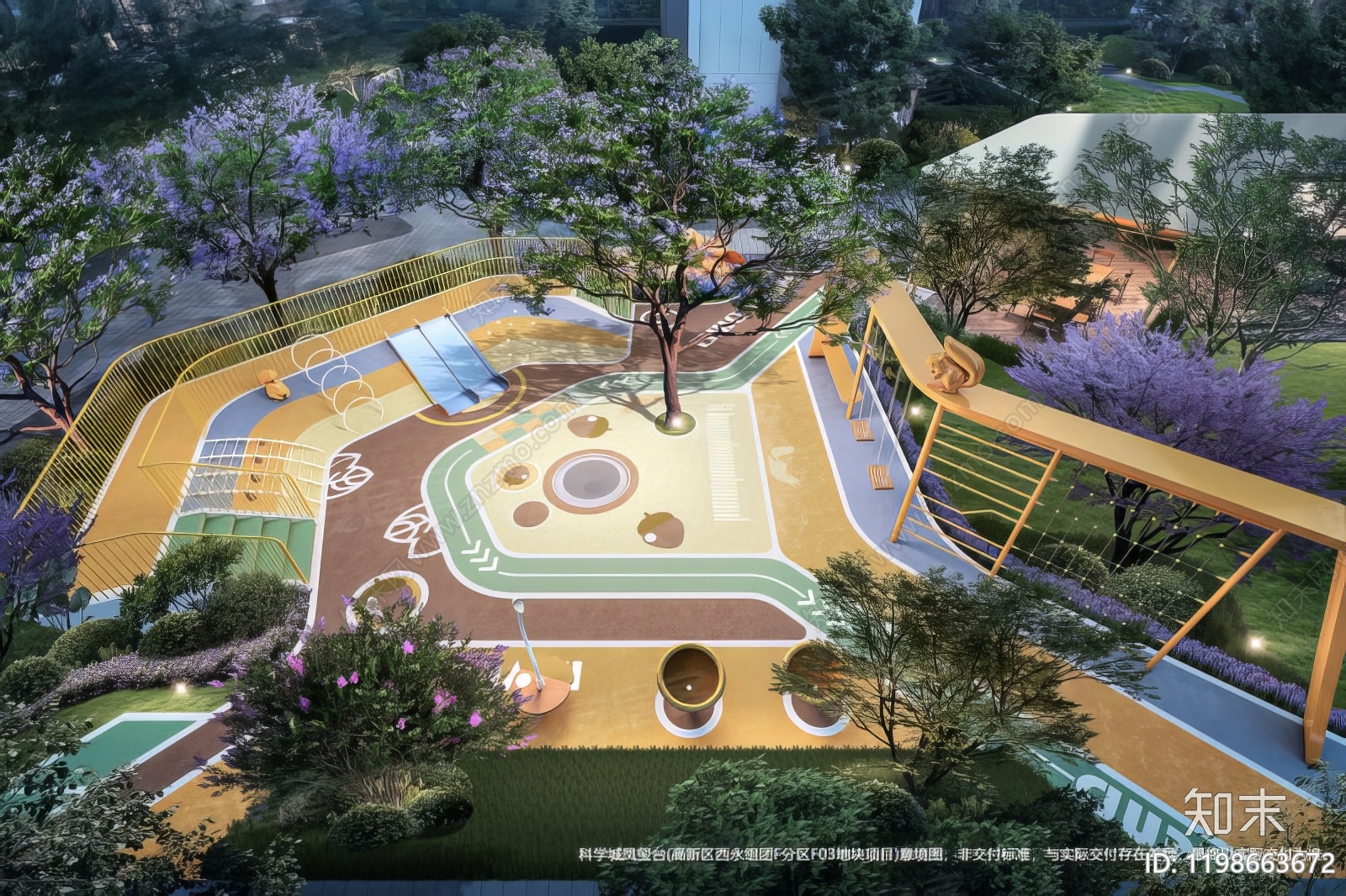 现代儿童器材施工图下载【ID:1198663672】