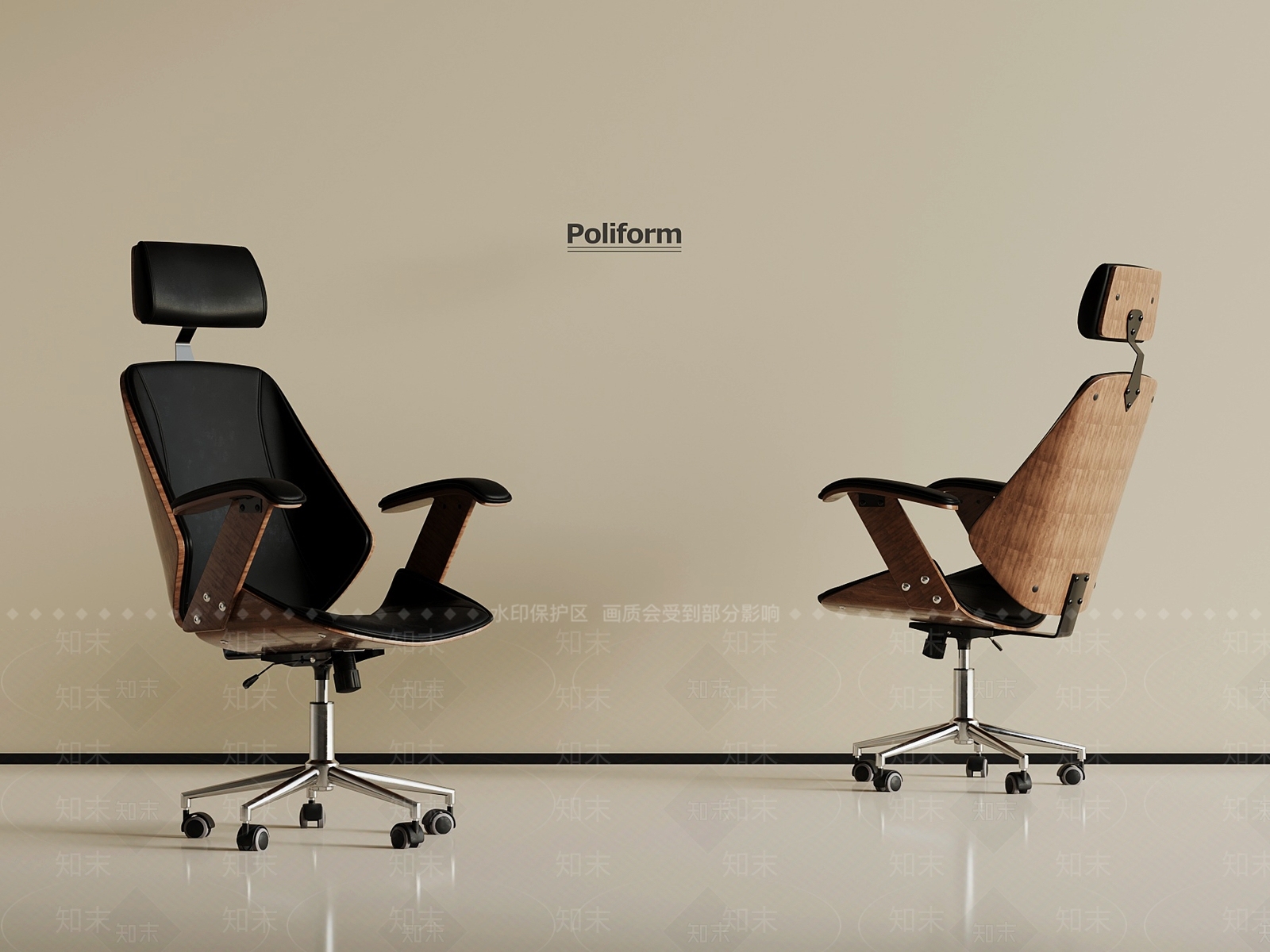 中古办公椅SU模型下载【ID:1198665388】