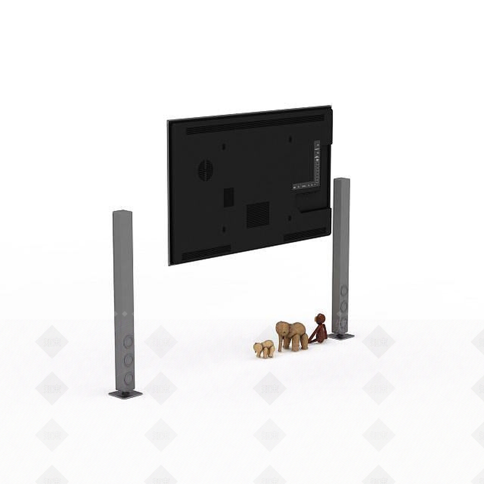 现代家用电视机3D模型下载【ID:1198669776】