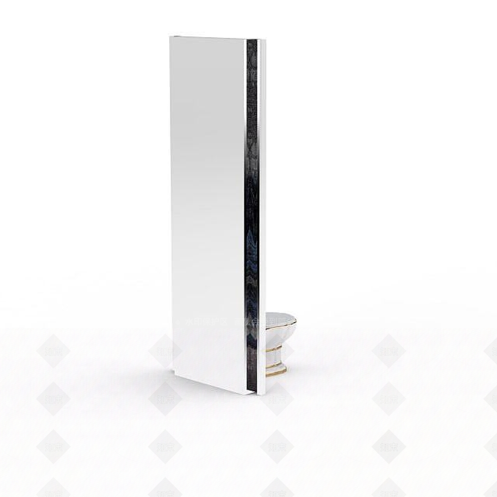 现代家用马桶3D模型下载【ID:1198670308】