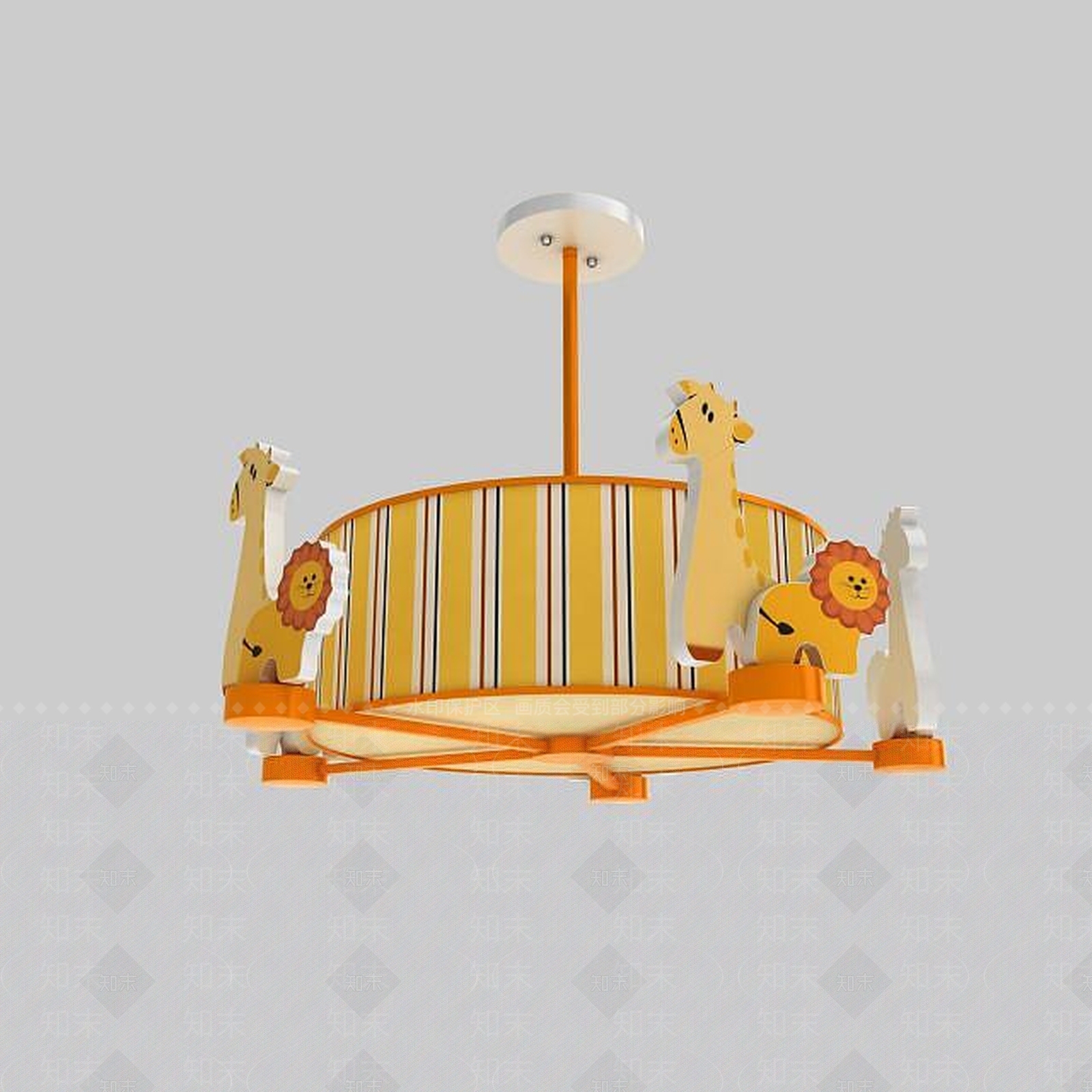 现代儿童系列灯饰3D模型下载【ID:1198670871】