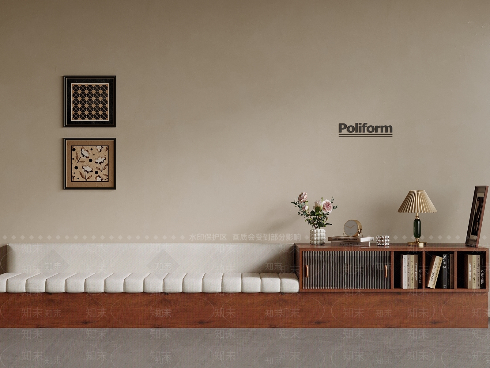 中古现代飘窗柜3D模型下载【ID:1198672943】