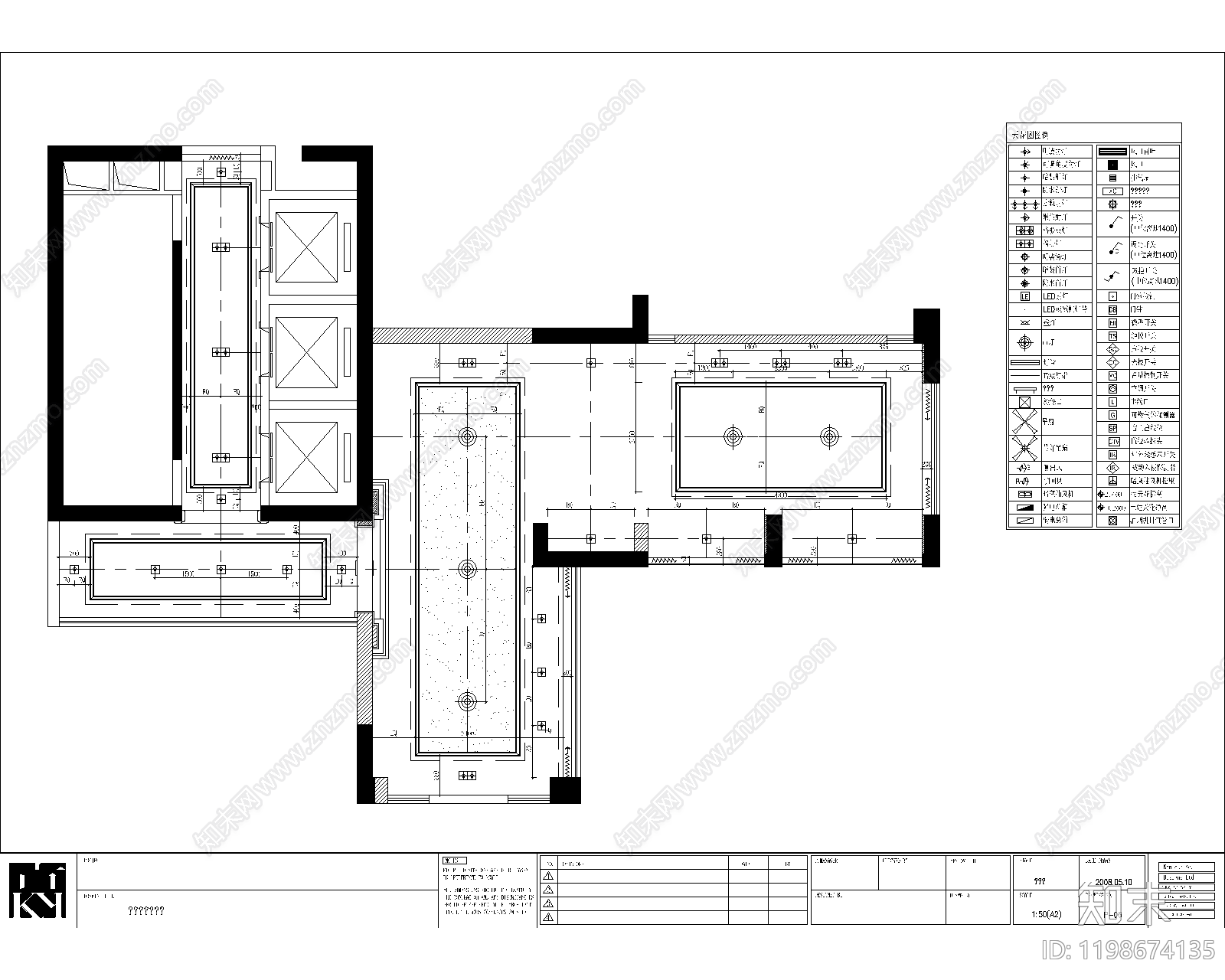 现代会所cad施工图下载【ID:1198674135】