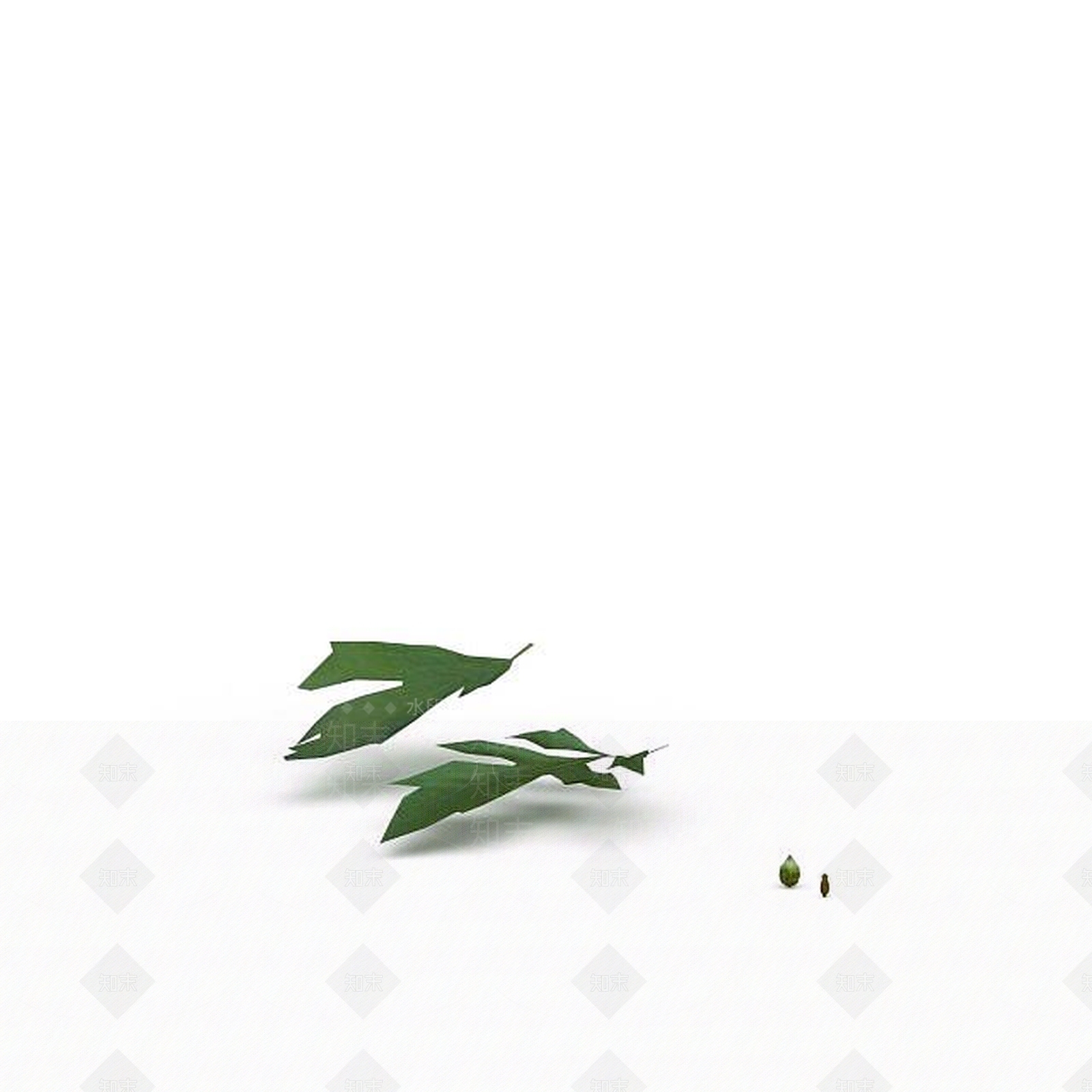 现代树叶3D模型下载【ID:1198675498】