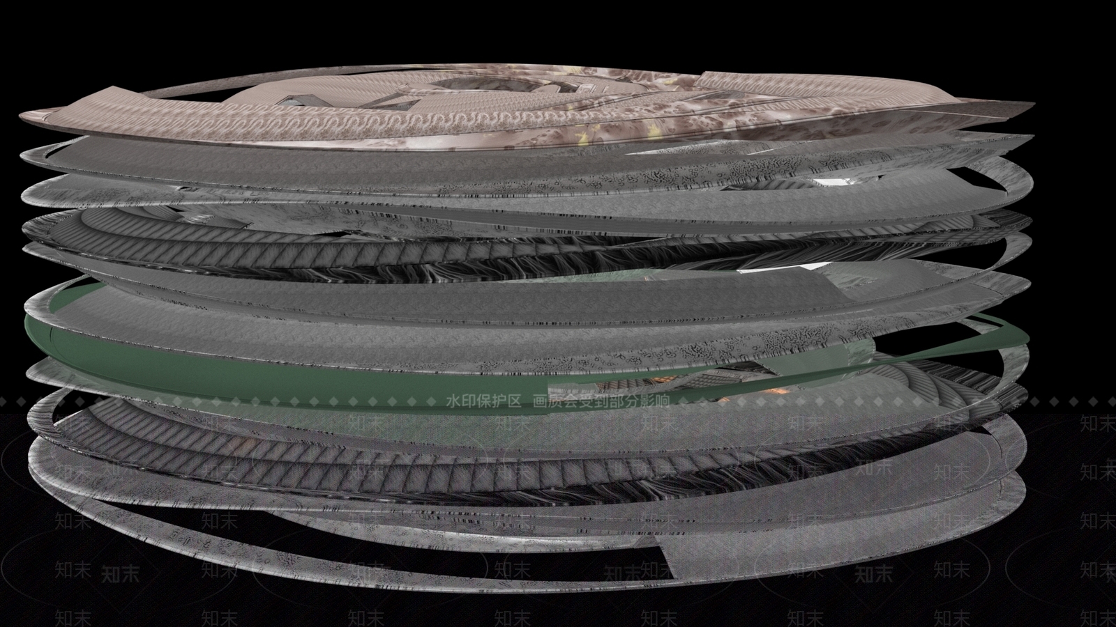 现代景观雕塑3D模型下载【ID:1198682273】