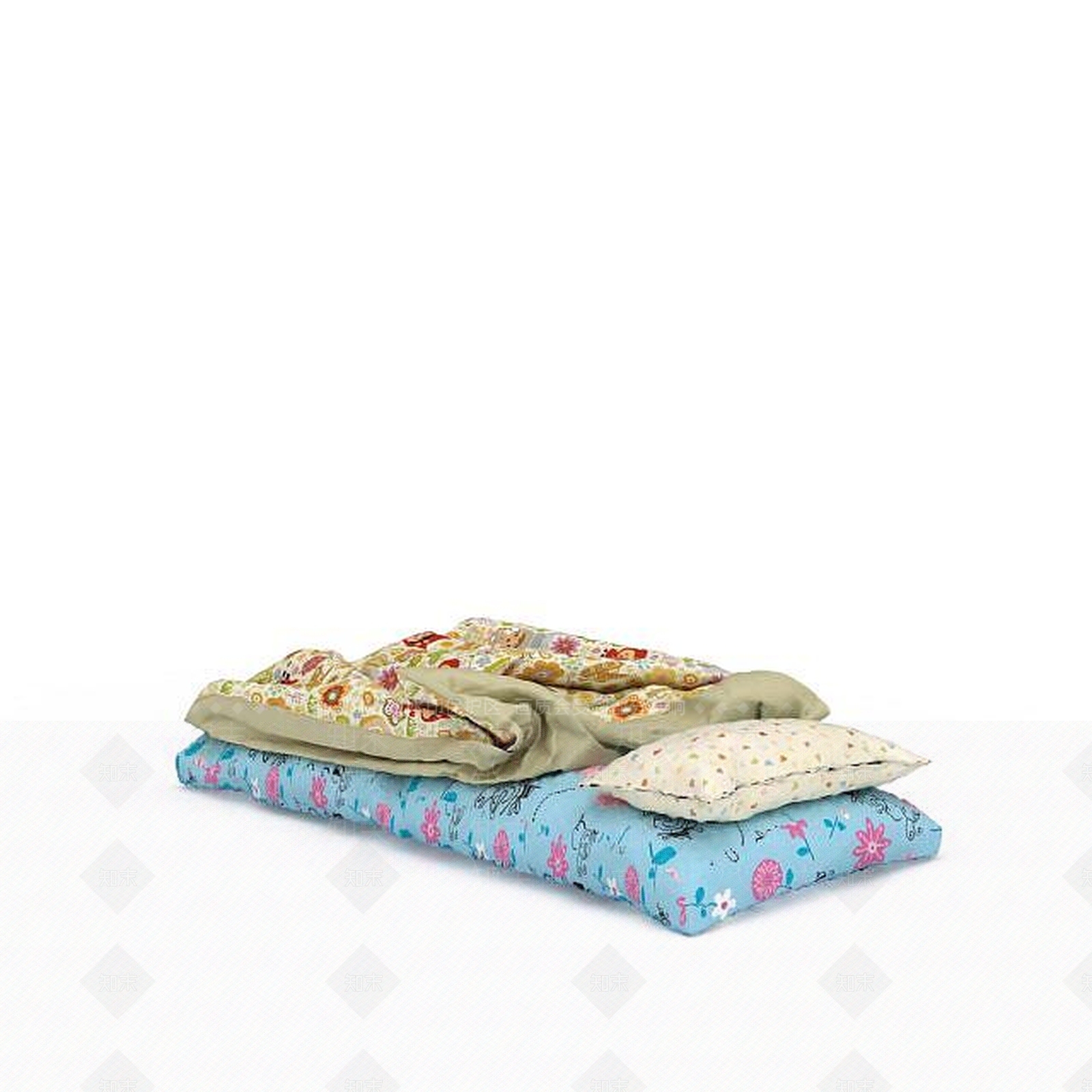 现代儿童被子3D模型下载【ID:1198684971】