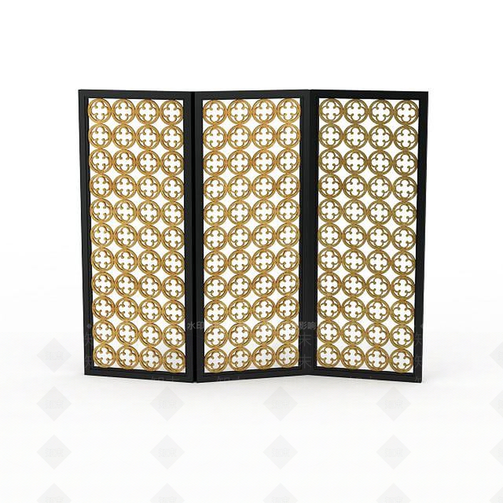 现代镂空隔断3D模型下载【ID:1198686254】