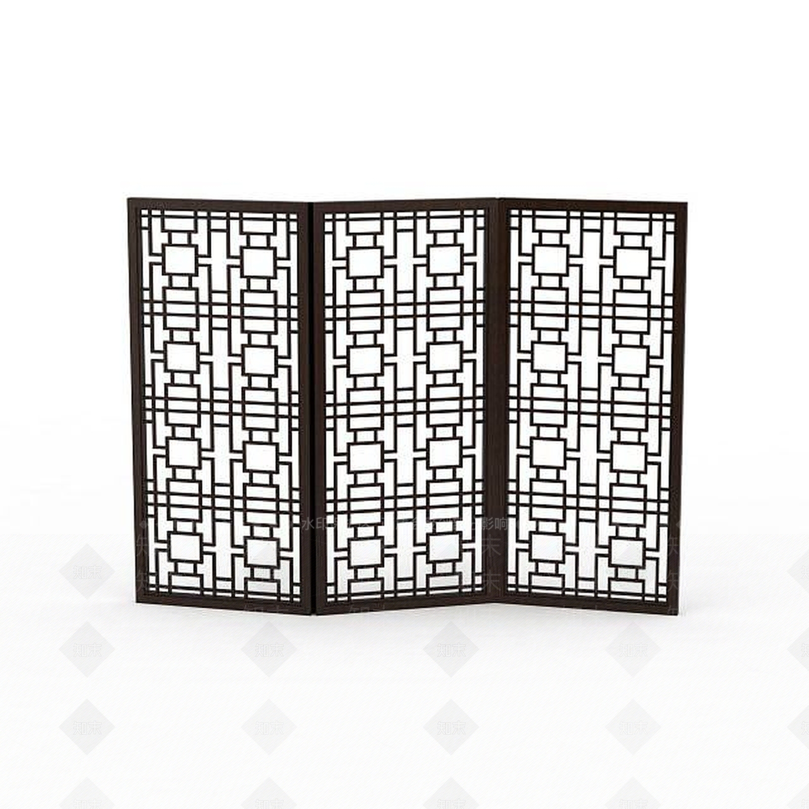 现代镂空隔断3D模型下载【ID:1198686219】
