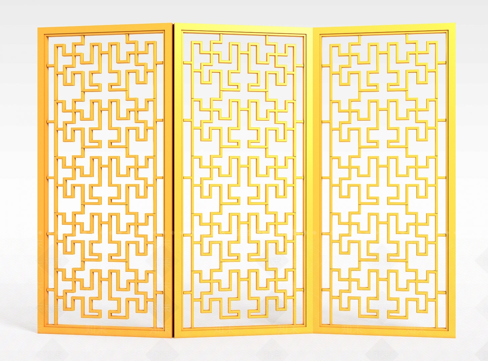 现代餐厅隔断3D模型下载【ID:1198687694】