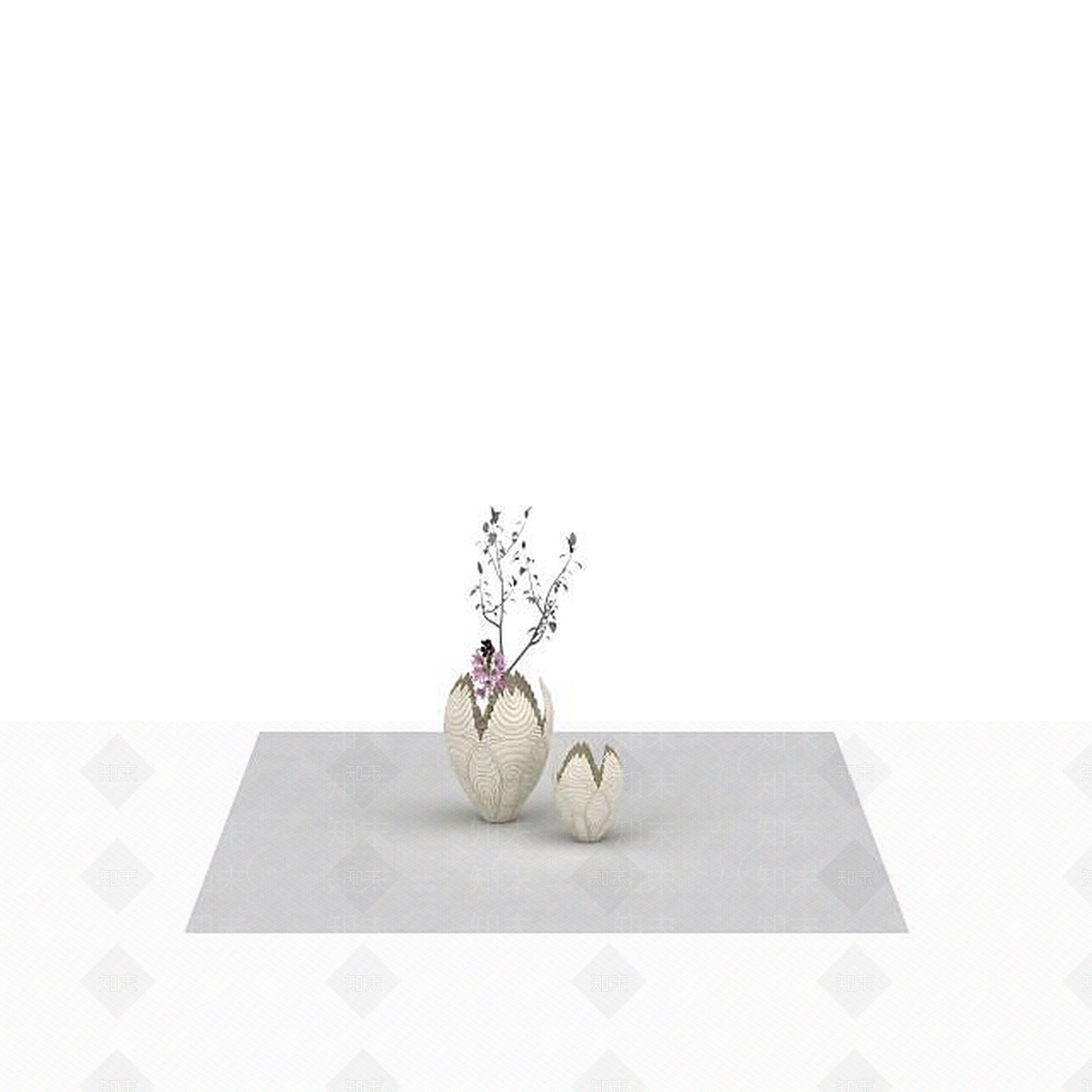 现代抽象摆件3D模型下载【ID:1198690008】