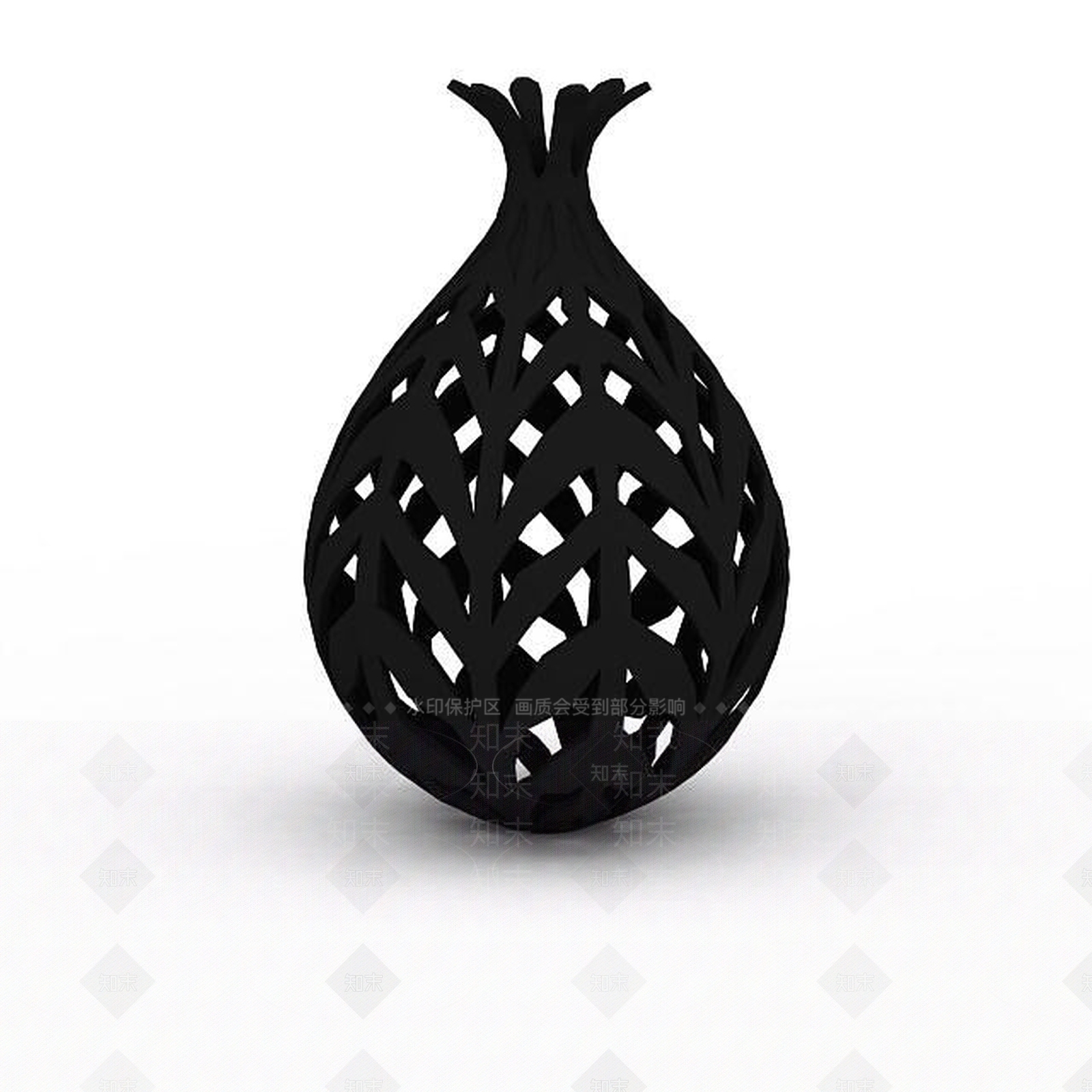 现代花瓶摆件3D模型下载【ID:1198690254】