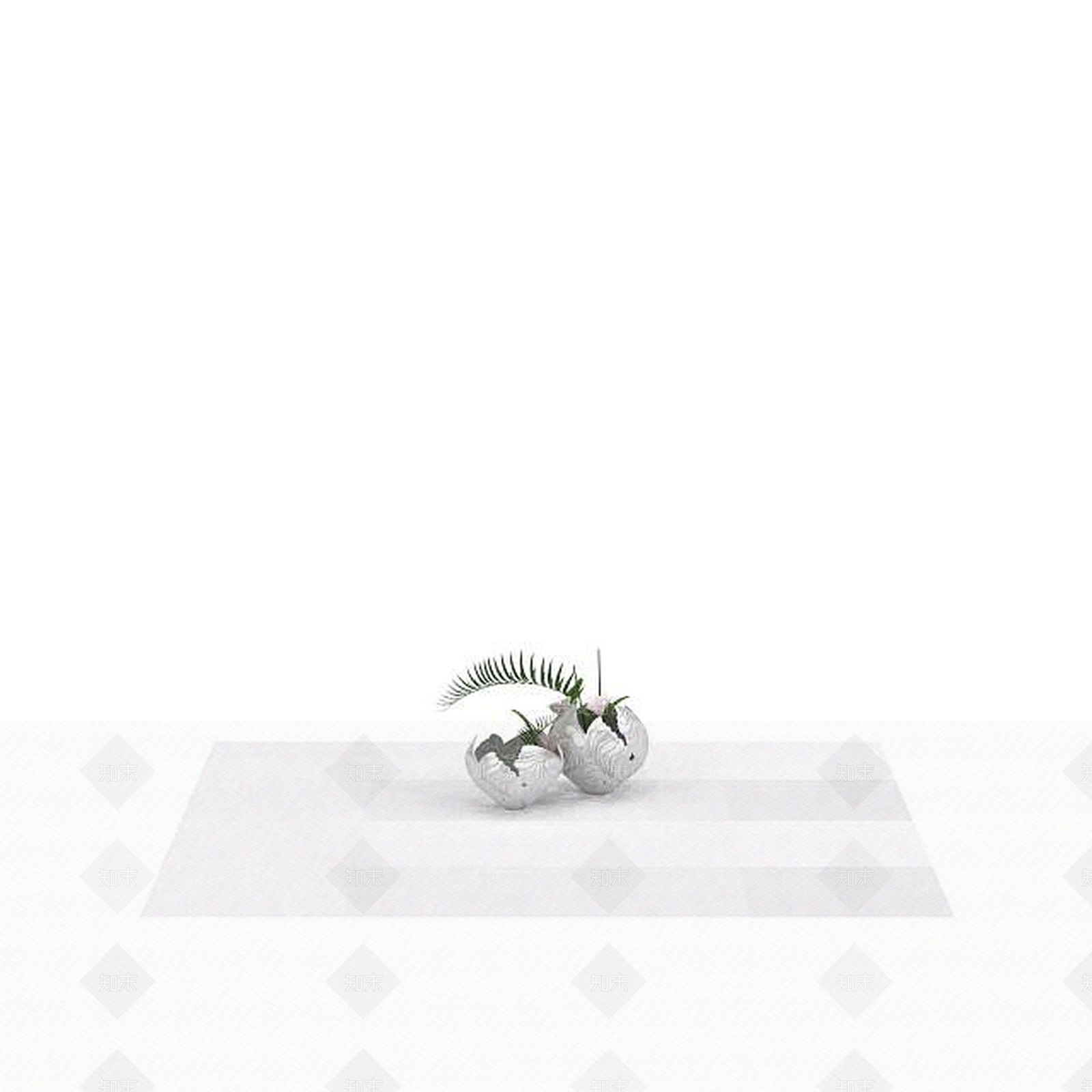 现代创意摆件3D模型下载【ID:1198690452】